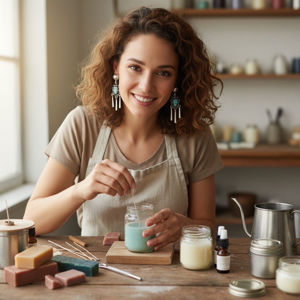Rare DRY CREEK TURQUOISE Scroll Earrings Sterling