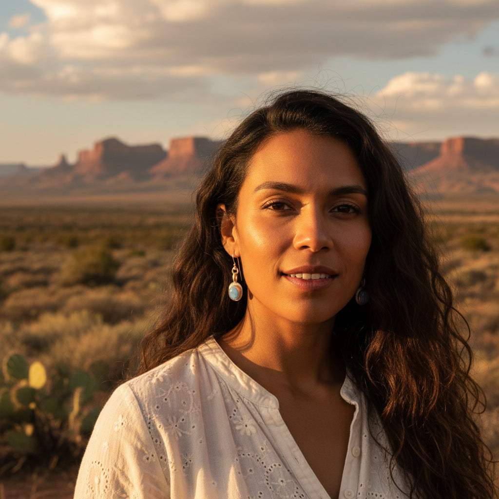 Antique Swedish Glass Iron Ore Sterling Ethereal Blue Earrings