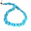 Blue Bird Turquoise Nevada Brilliant Blue Nuggets 11-20Mm -NewWorldGems