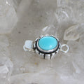 AAA Sky Blue LONE MOUNTAIN Turquoise Clasp Sterling Silver Southwestern