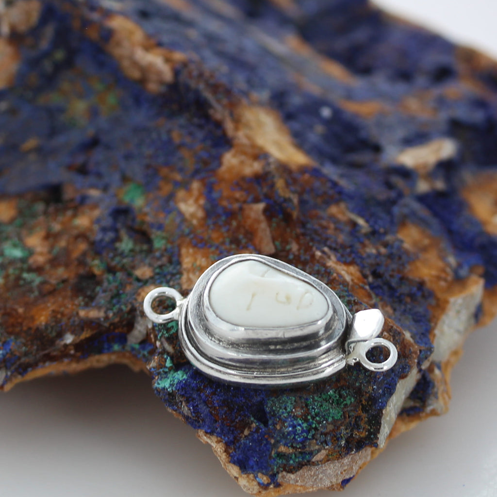 Sterling Silver Moon Face Goddess Clasp Handmade NewWorldGems