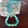 Kingman Turquoise Beads Multi Color Green Aqua 16"