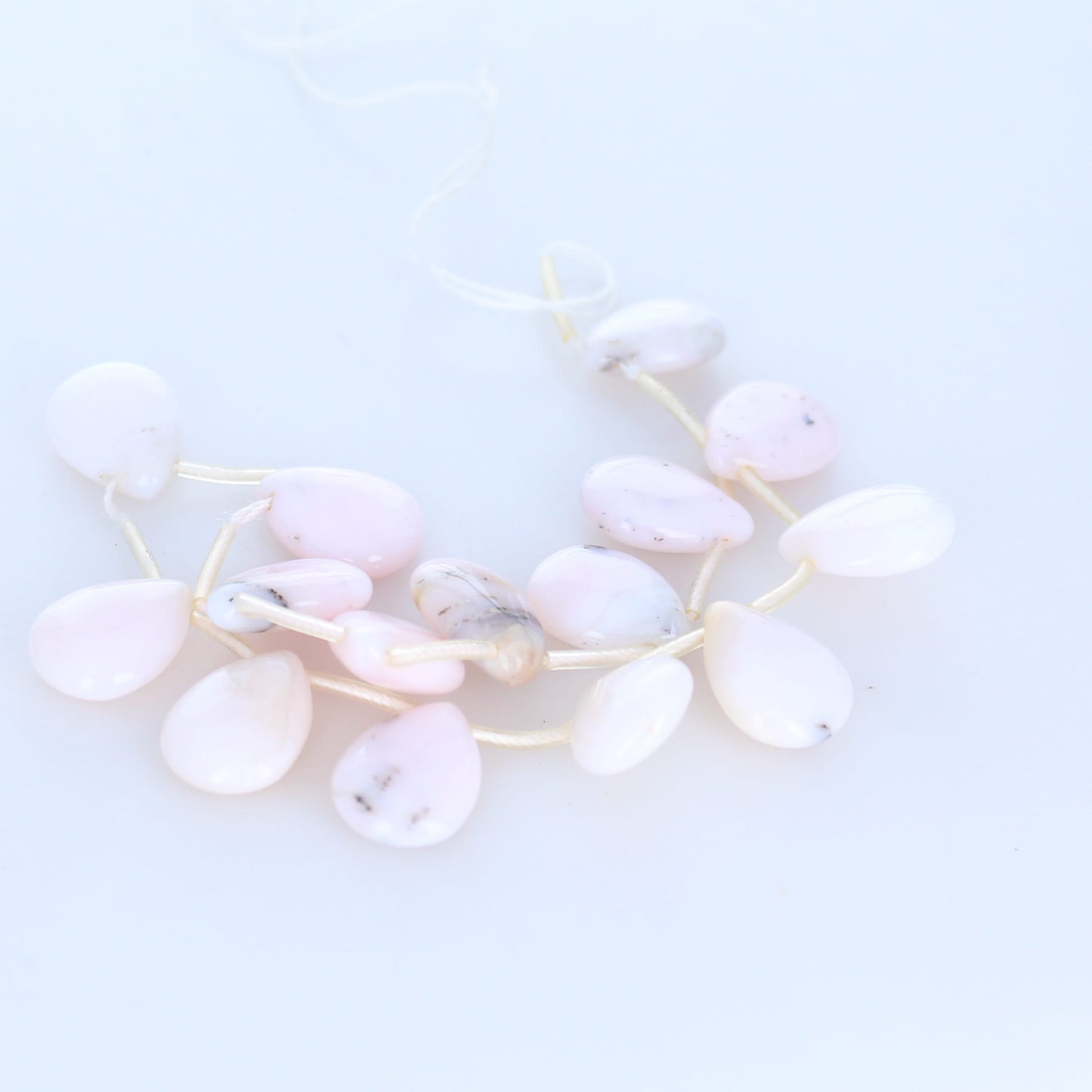 Pink Peruvian OPAL Beads Pendants Briolettes -NewWorldGems