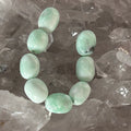 AAA Celadon Green PALOMA VARISCITE Beads 8.5x12mm Barrel Shaped 8 Pcs