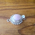 AAA PINK Opal Clasp Sterling 8x10mm Peruvian NewWorldGems