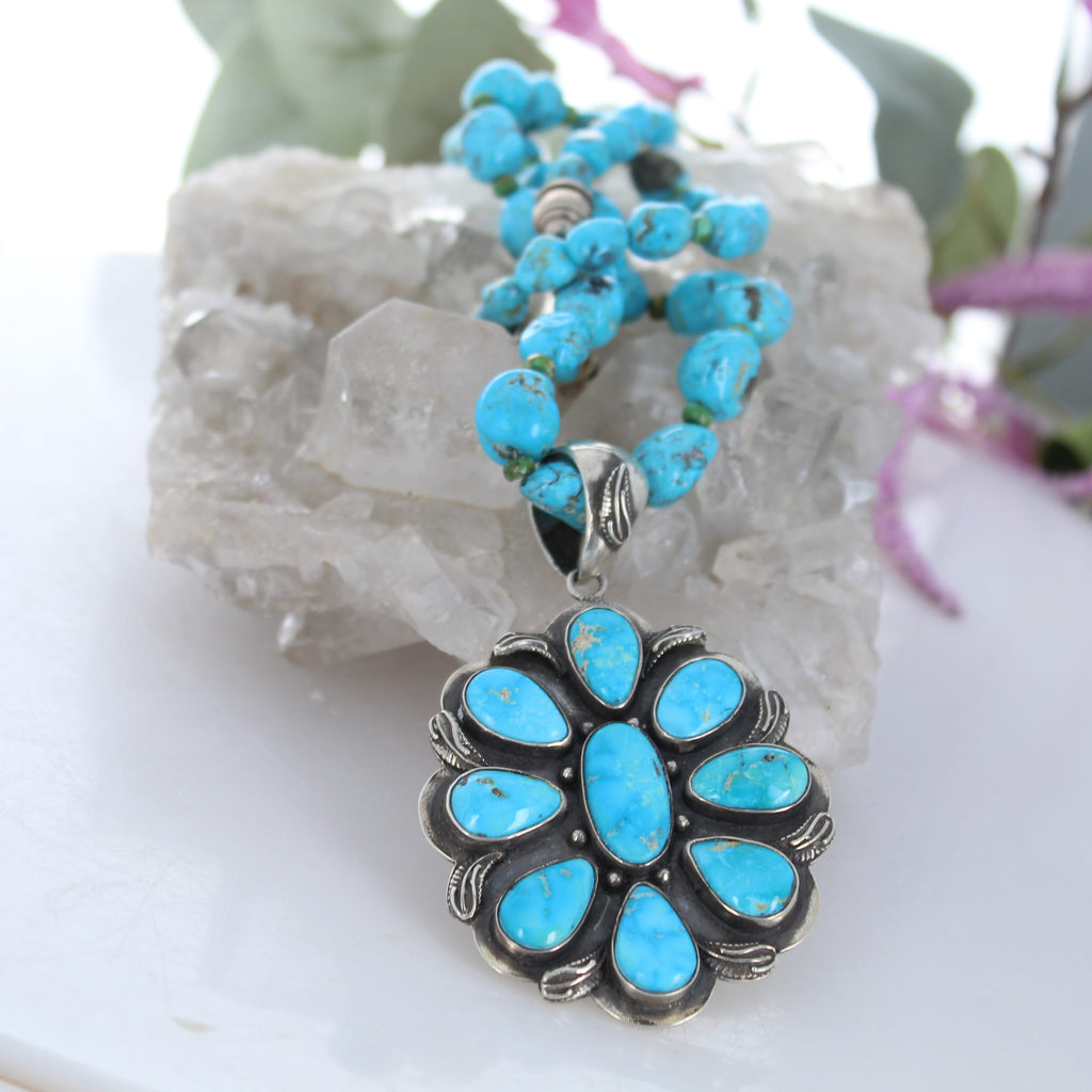 Blue Ridge Orvil Jack Naja Moon Necklace Sterling Southwest Beauty