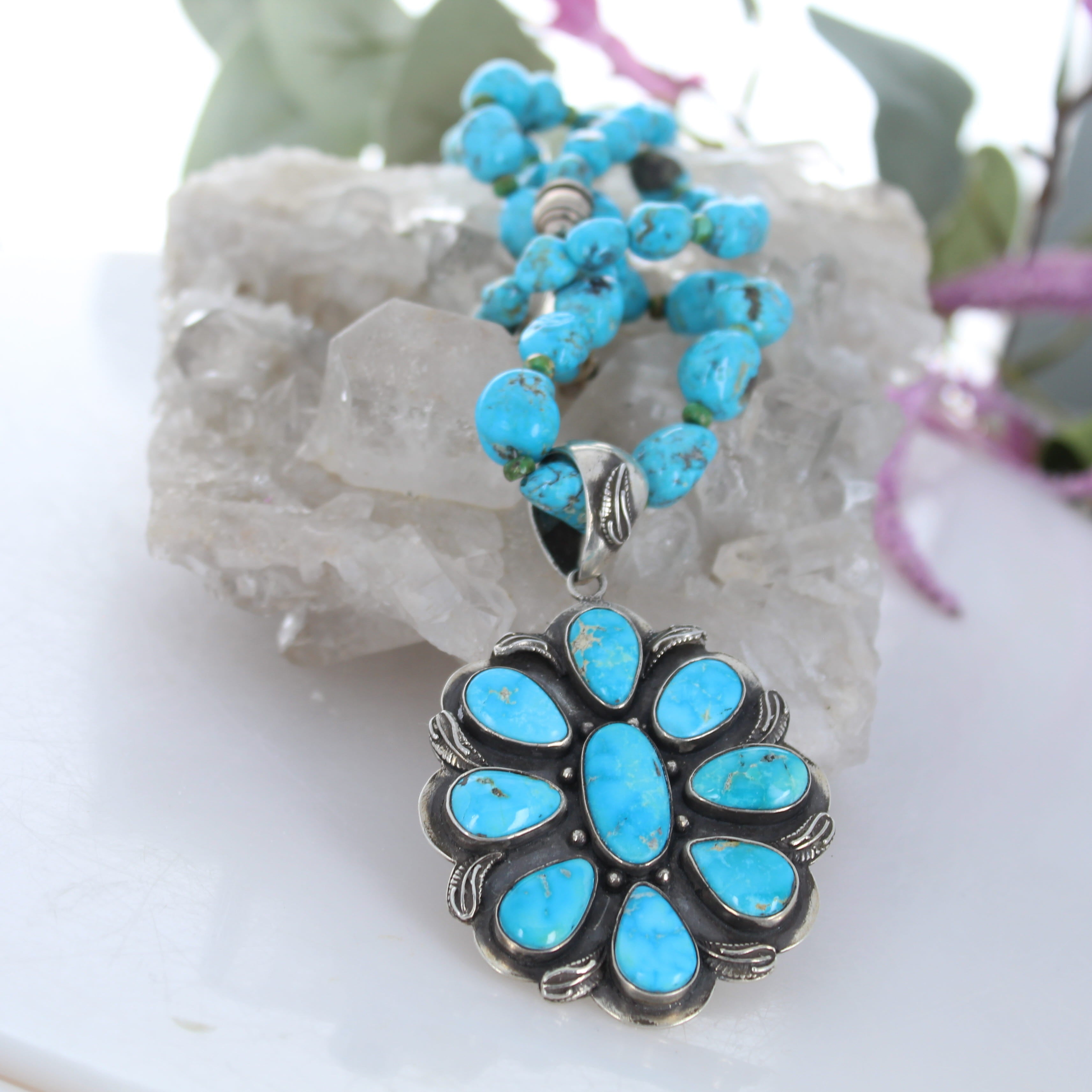 Blue Ridge Orvil Jack Naja Moon Necklace Sterling Southwest Beauty