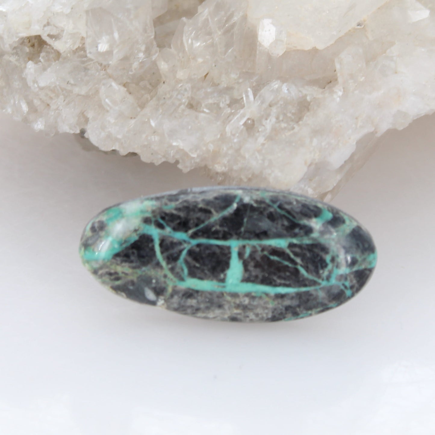 Beautiful One of a Kind Zuni Turquoise Cabochon 43x20mm