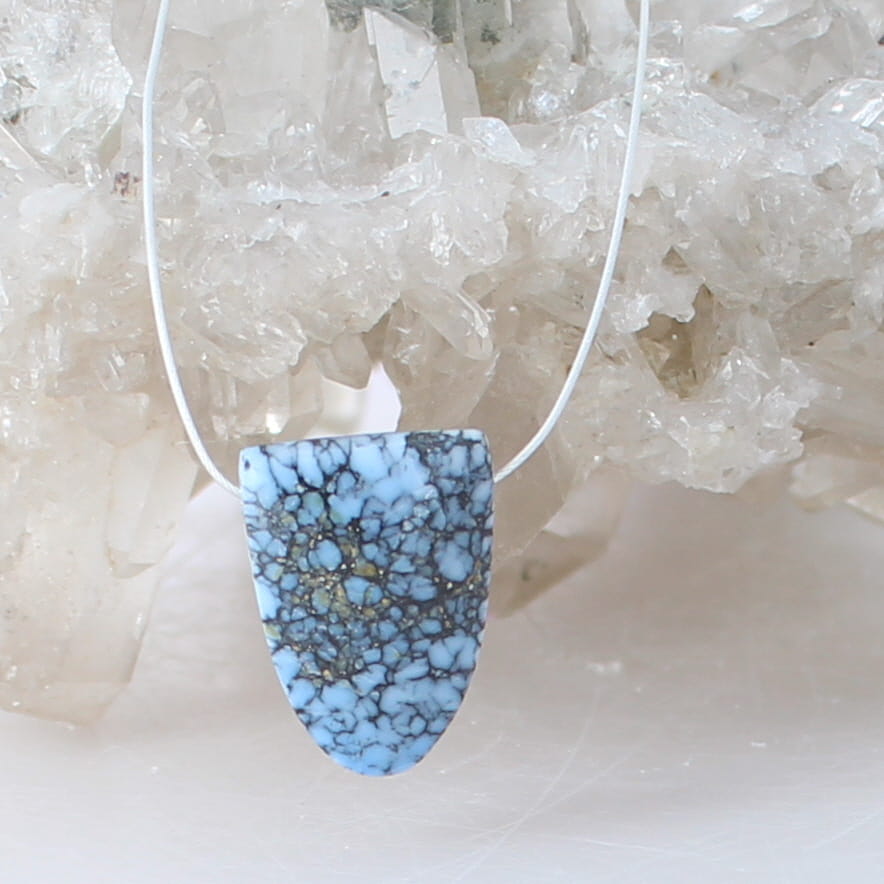 Striking Lilac Turquoise Pendant Component #2
