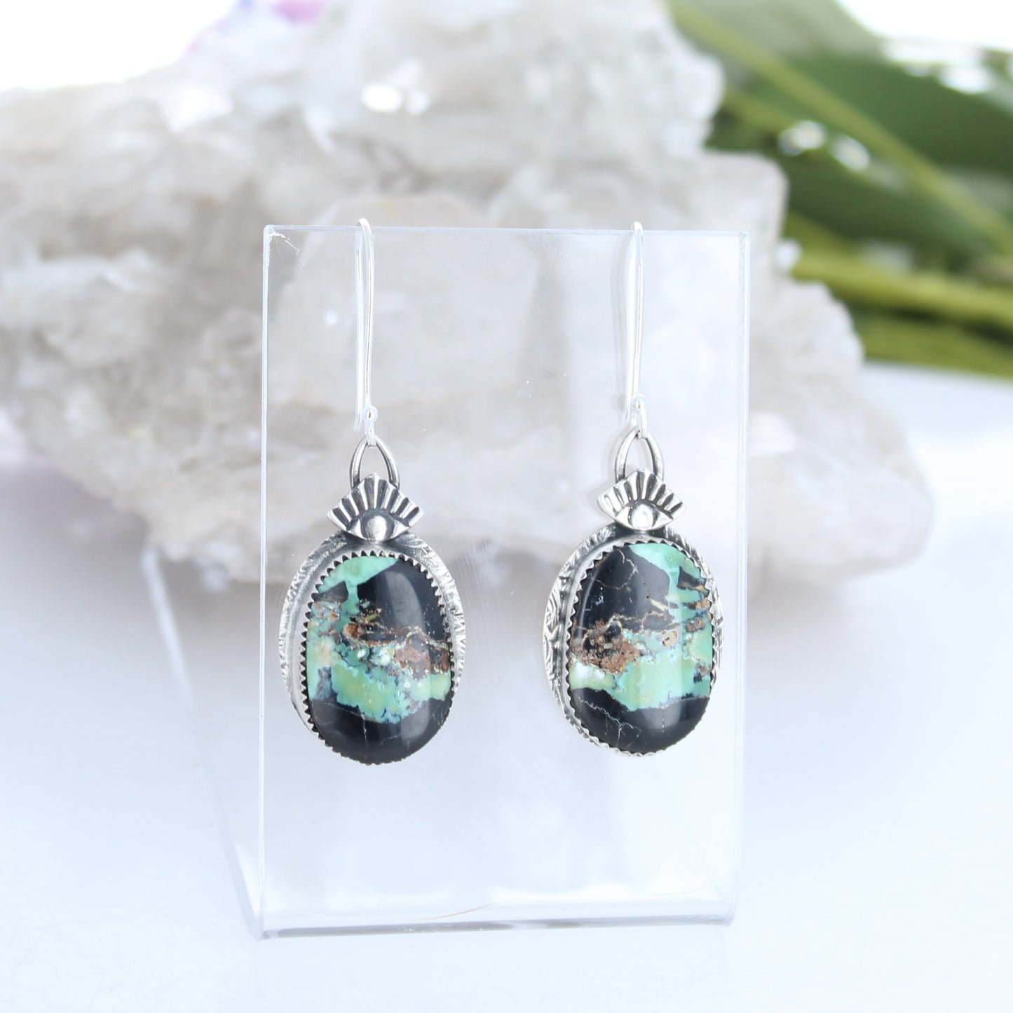 Royston Mine Earrings Magical Forest Southwest Sterling Silver
