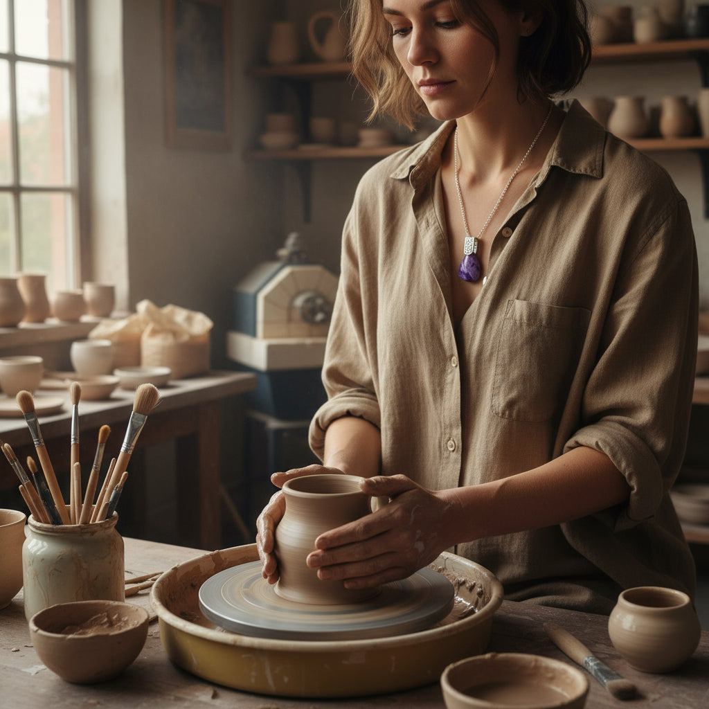 5 Star Regal SUGILITE Pendant Sterling Silver Chain and Bail