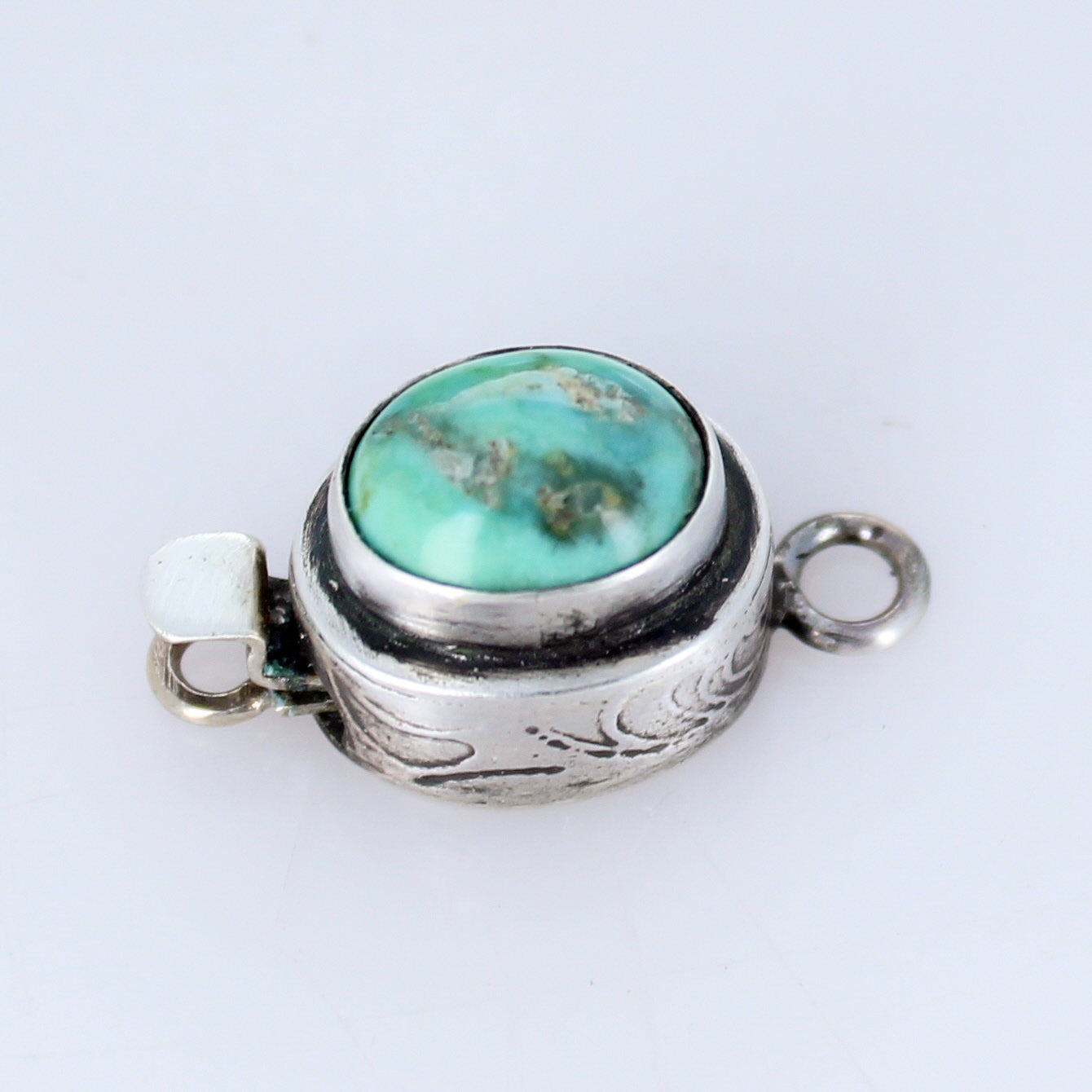 CAMPITOS MEXICAN Turquoise Clasp Light Mint Green -NewWorldGems