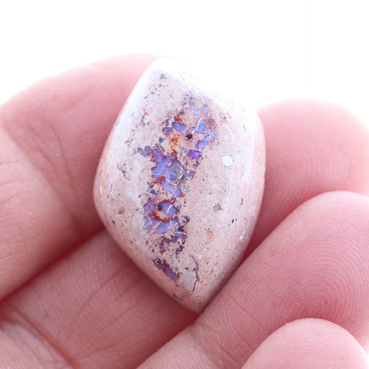 Mexican Opal Cabochon Lavender Fire Free Form -NewWorldGems