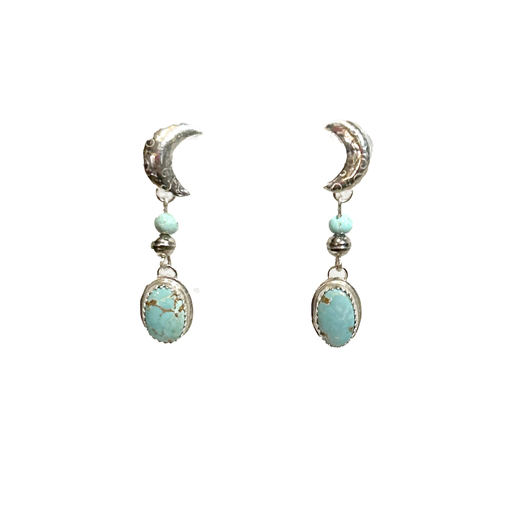 DRY CREEK TURQUOISE Earrings Southwest Rare American Turquoise