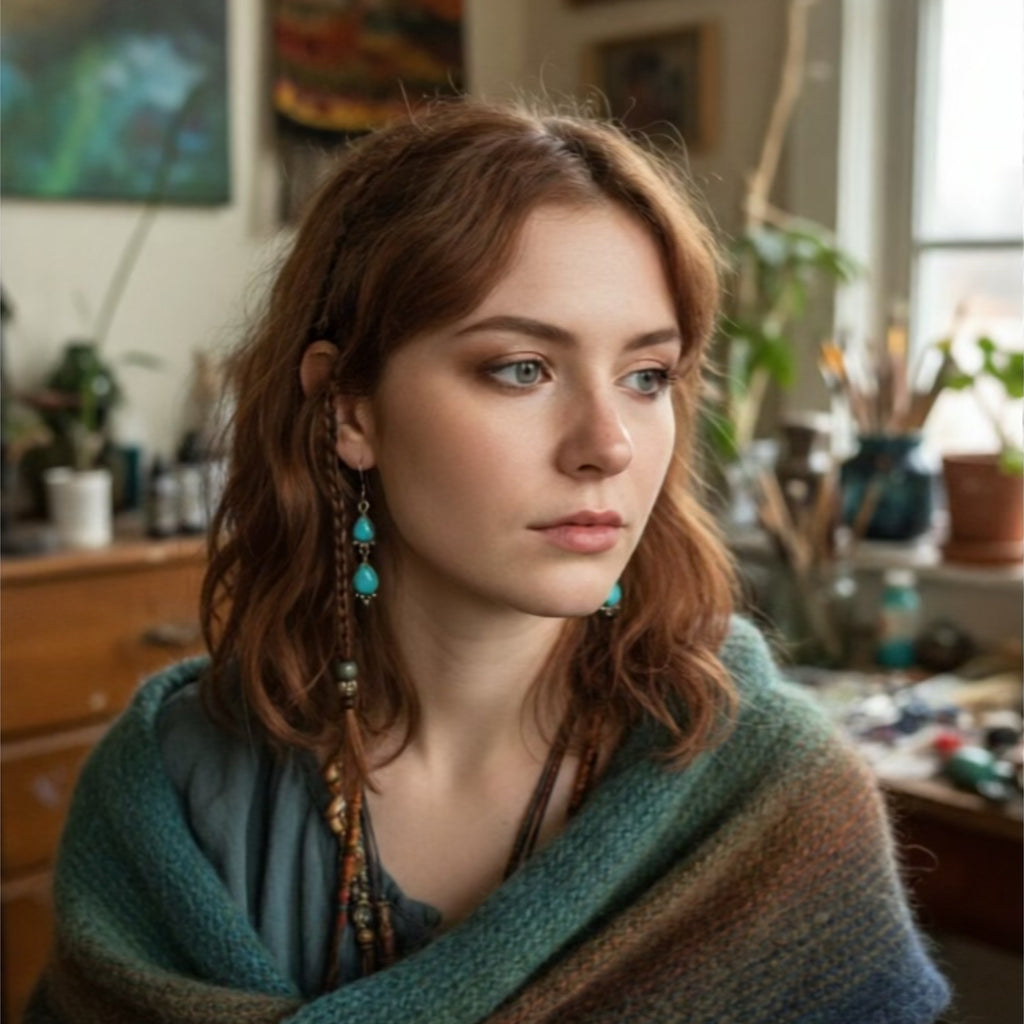 Blue Ridge Nevada Sterling Silver Earrings 2 Stone Beauties