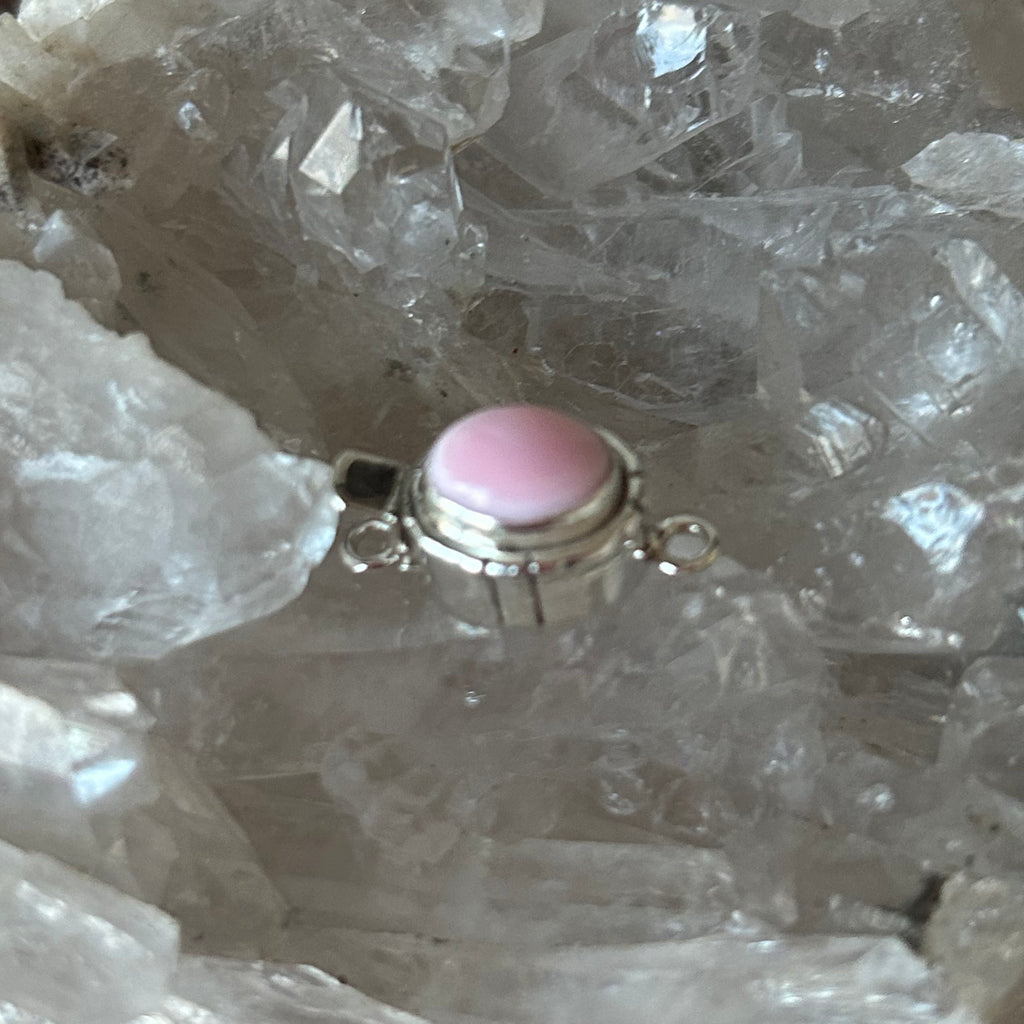 Queen Conch Shell Clasp Sterling Silver 8x10mm Handmade Southwest