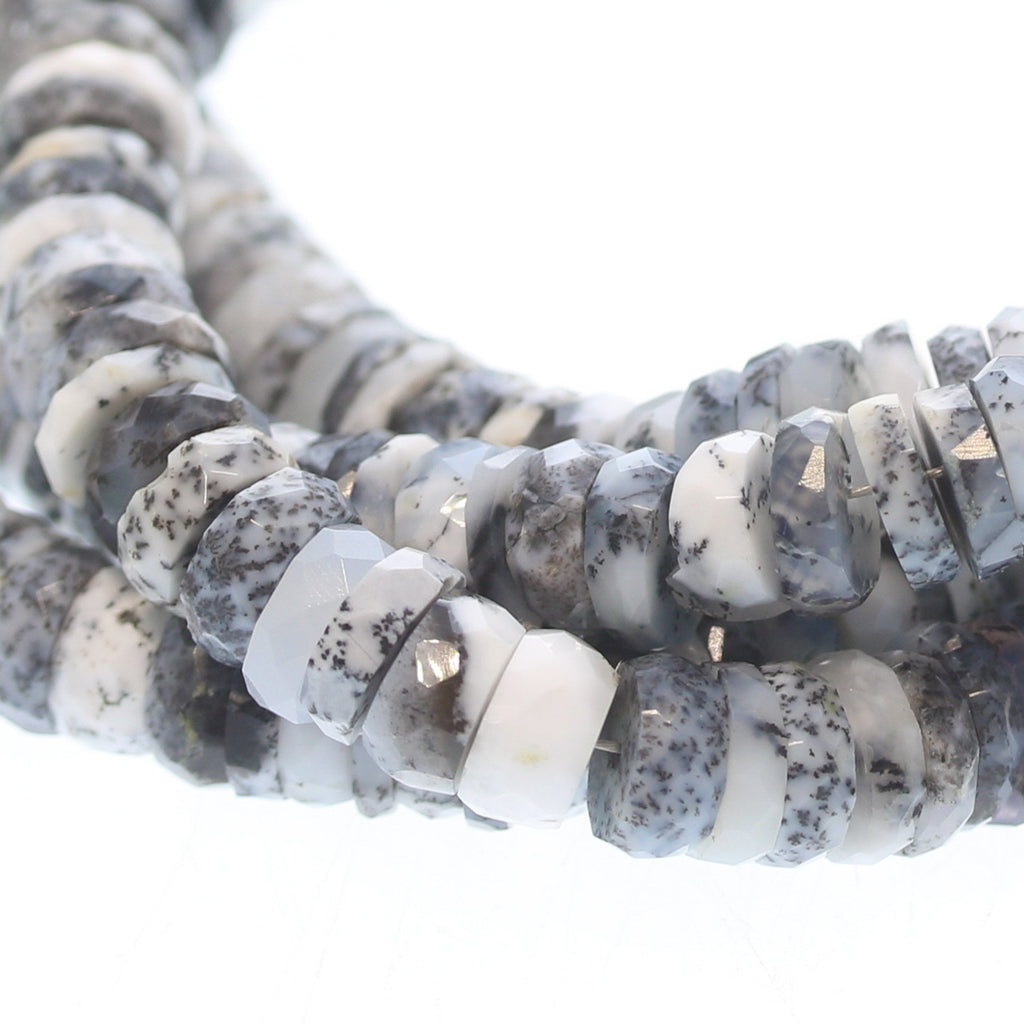 Montana Opal 6.5Mm Faceted Discs 8" -NewWorldGems