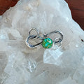 Sonoran Gold Turquoise Clasp S Shaped Sterling Design Southwestern 6mm