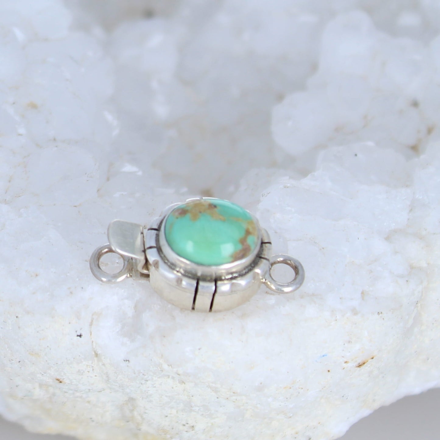 CAMPITOS MEXICAN Turquoise Clasp Mint Green Gold
