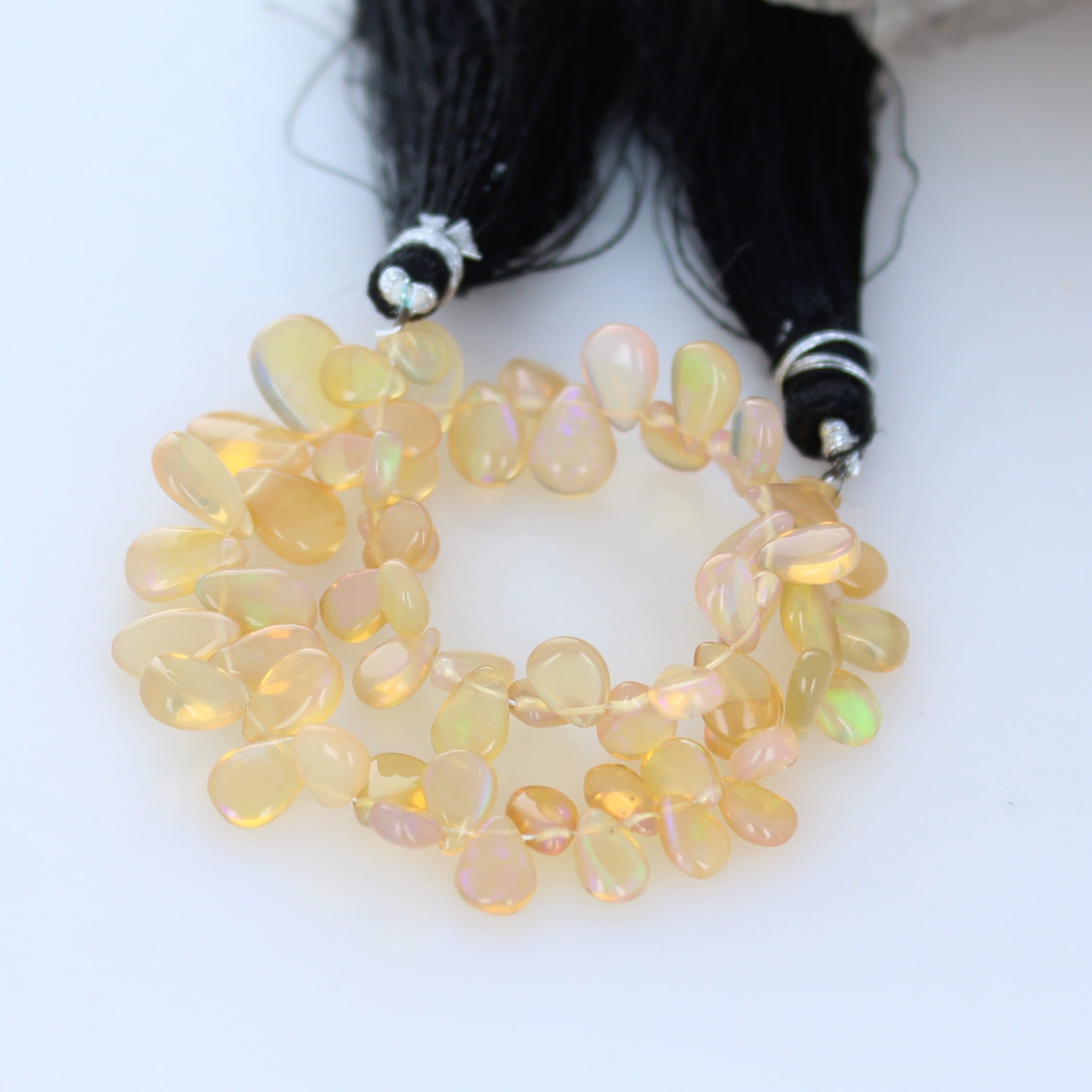 ETHIOPIAN WELO OPAL Side Drilled Briolettes 4x6-7x9mm