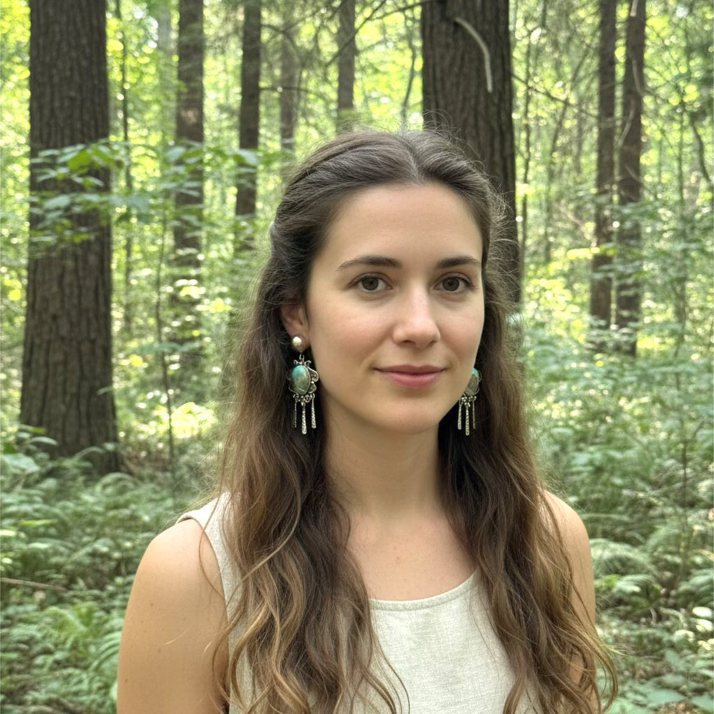 Pastel Royston Turquoise Scroll Earrings Sterling Blue Golden