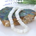 Elegant Rainbow Moonstone Beads Faceted Cylinders 14"