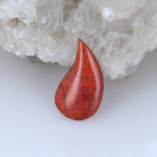 Sonoran Sunrise Cuprite Paisley Shaped Cabochon