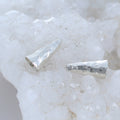Textured Sterling Silver End Cones 20x8mm Pair -NewWorldGems
