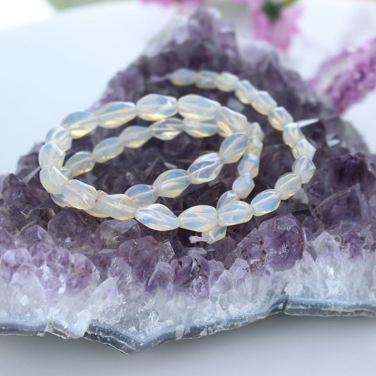EXQUISITE AUSTRALIAN Crystal Opal Beads Coober Pedy Beads -NewWorldGems