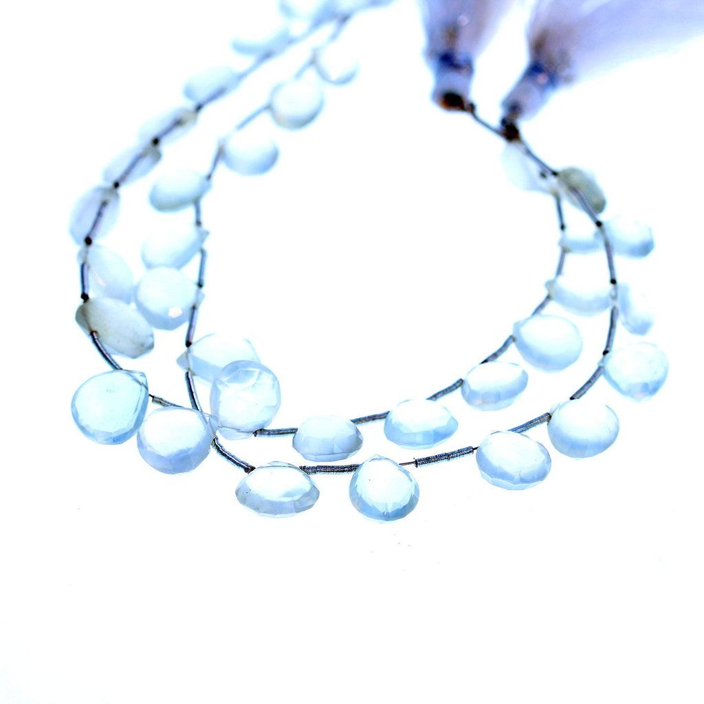 Moonstone Feldspar Briolettes 7-10Mm 7" -NewWorldGems