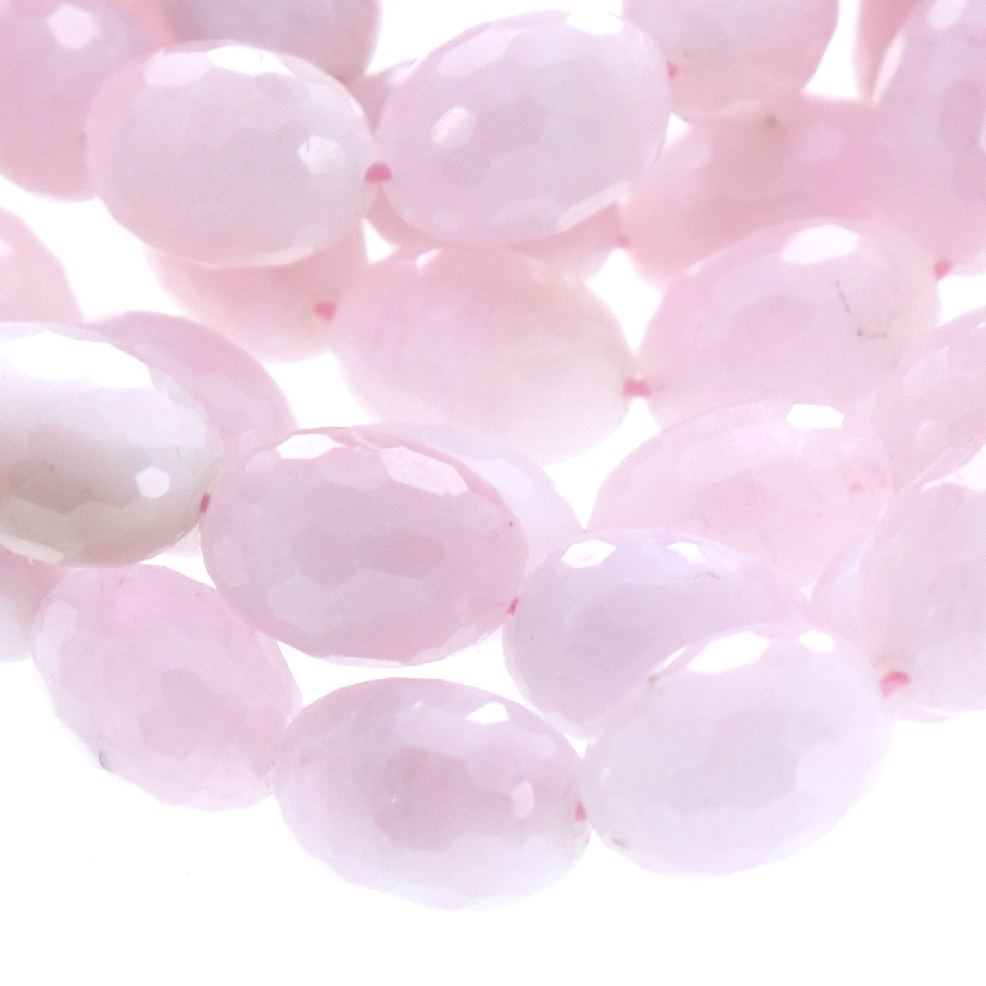 Kunzite Beads Faceted Barrel Shaped 14X10Mm Lavender -NewWorldGems