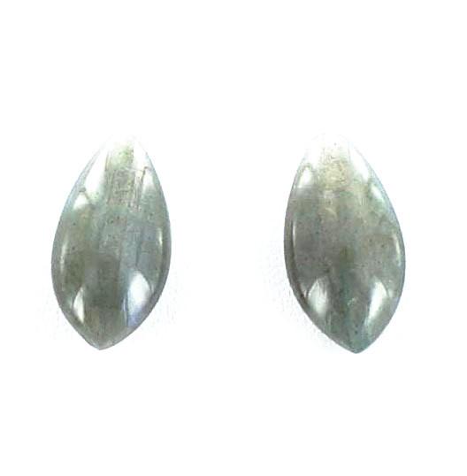 Labradorite Teardrop Beads Earring Set 20X10Mm, -NewWorldGems