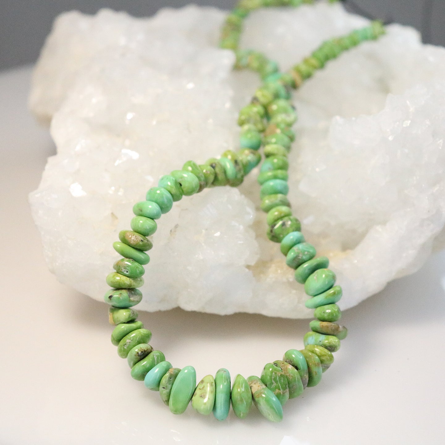 Verde Valley Mexican Turquoise Beads Yellow Green 6-11mm -NewWorldGems