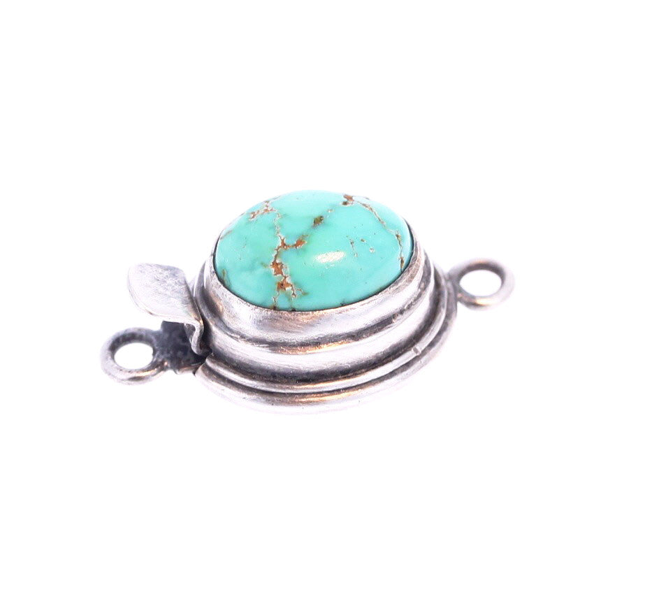 CARICO LAKE TURQUOISE Clasp Sterling 18x13mm Choose Color -NewWorldGems