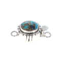 Carico Lake Turquoise Clasp 8X10Mm Southwest Aqua Red -NewWorldGems