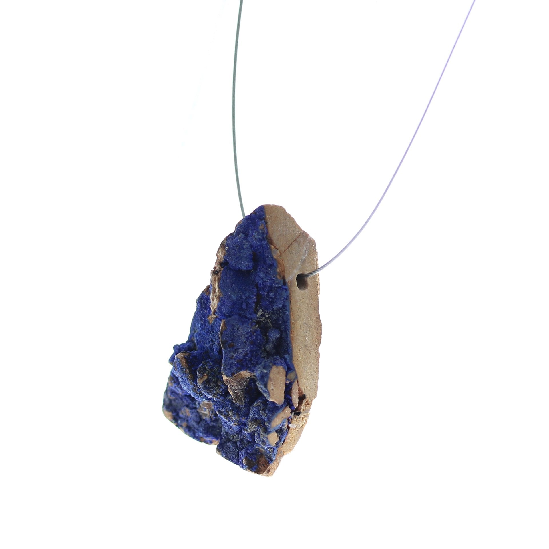 Unique Azurite Drusy Crystal Component Rough Stone -NewWorldGems