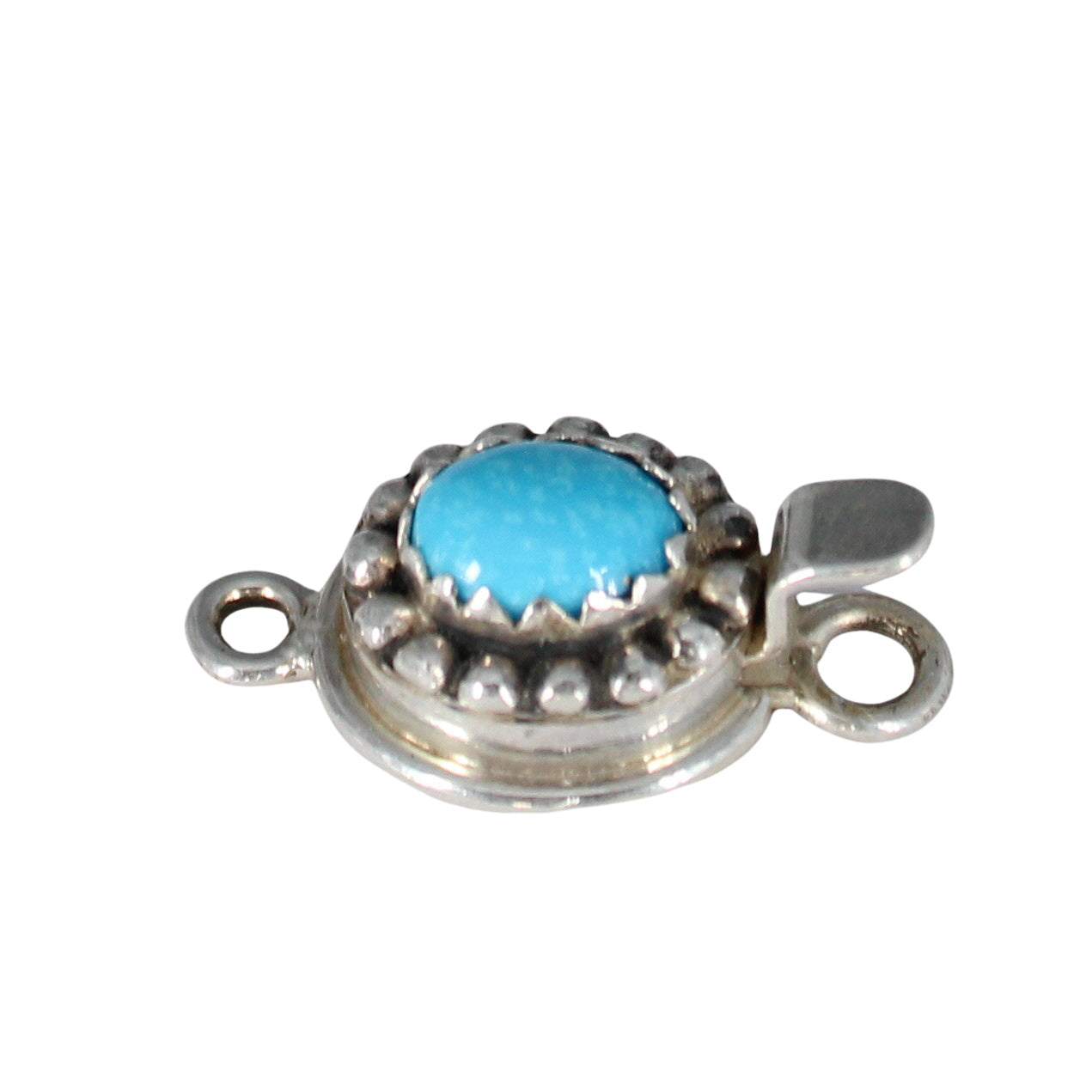 AAA SLEEPING Beauty Turquoise Sterling Clasp Oval 6x8mm -NewWorldGems